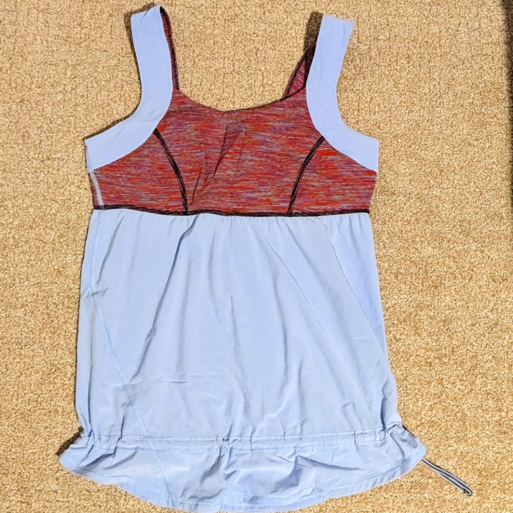 Lululemon Run: Chase Me TankLavender Dusk / Wee Are From Space Black March Mult